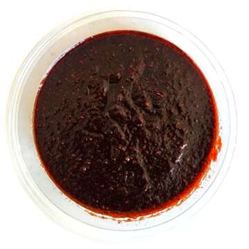 Pablito's Spicy Fuego - Premium Tamarindo Mexican Chamoy Rim Candy Dip Paste 8 oz | Hand Crafted for Drinks, Margaritas, Cocktails, Micheladas, Beer and More - Escarcharindo Arma Tu Michelada (Spicy Tamarindo)