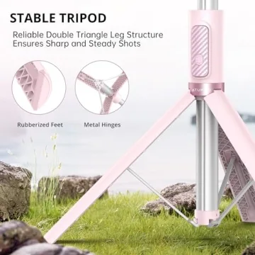 ATUMTEK Selfie Stick Tripod with Remote - Perfect for Travel