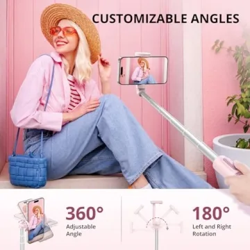 ATUMTEK Selfie Stick Tripod with Remote - Perfect for Travel