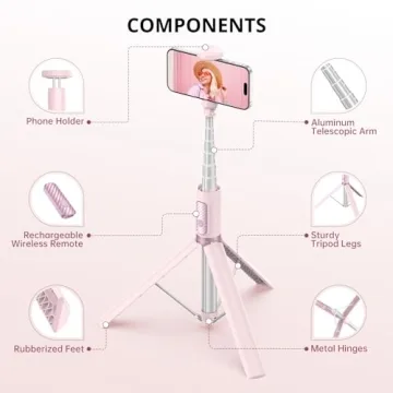 ATUMTEK Selfie Stick Tripod with Remote - Perfect for Travel