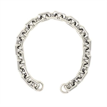 Premium Chunky Chain Strap for Dumpling Handbags - Silver