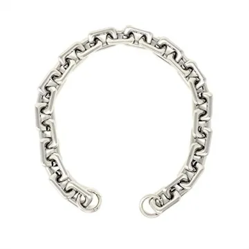 Premium Chunky Chain Strap for Dumpling Handbags - Silver
