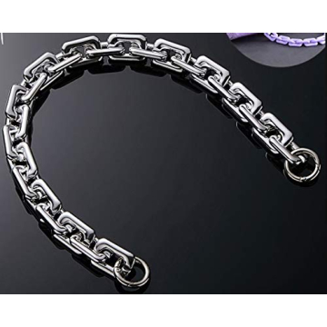 Premium Chunky Chain Strap for Dumpling Handbags - Silver
