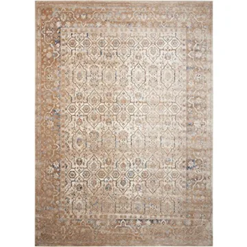 Kathy Ireland Home Malta Vintage Taupe Area Rug – Stylish and Durable