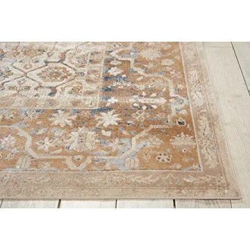 Kathy Ireland Home Malta Vintage Taupe Area Rug – Stylish and Durable
