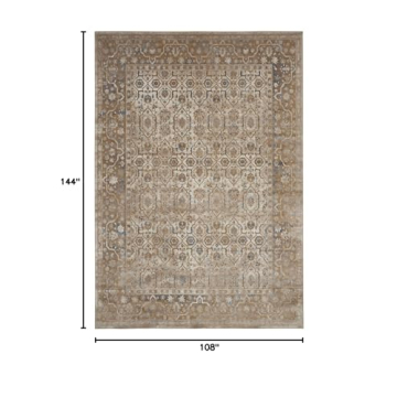 Kathy Ireland Home Malta Vintage Taupe Area Rug – Stylish and Durable