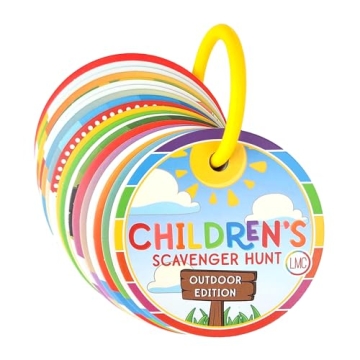 LMC Products Children's Scavenger Hunt: Outdoor Edition | Toddler Activities | Games for 2, 3 Year O...