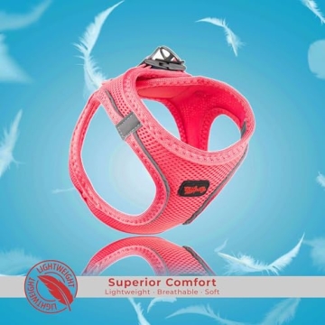 Tailpetz Adjustable Small Dog Harness in Pink
