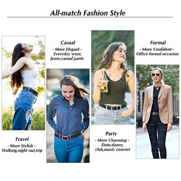 Genuine Leather Women's Belt - Adjustable & Stylish