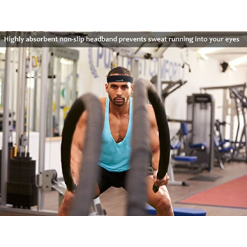 LUCKYGO Sweatbands: Stylish Non-Slip Performance Headbands