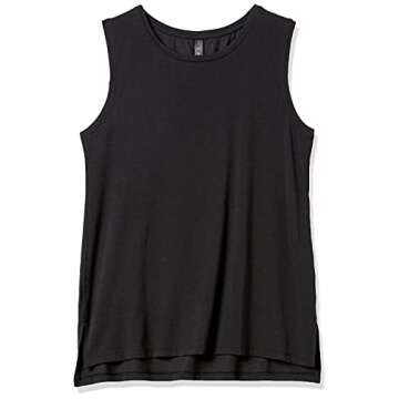 Amazon Essentials Women's Relaxed-Fit Yoga Tank in Plus Size