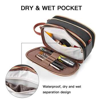 Stylish Telena Toiletry Bag - Water Resistant Makeup Organizer