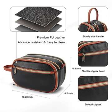 Stylish Telena Toiletry Bag - Water Resistant Makeup Organizer