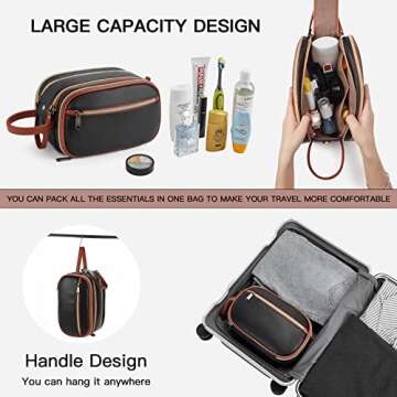 Stylish Telena Toiletry Bag - Water Resistant Makeup Organizer