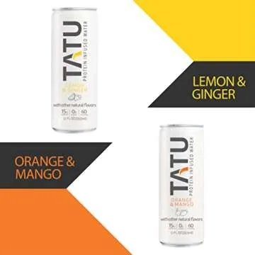 TATU Protein Infused Water - Refreshing 4 Pack