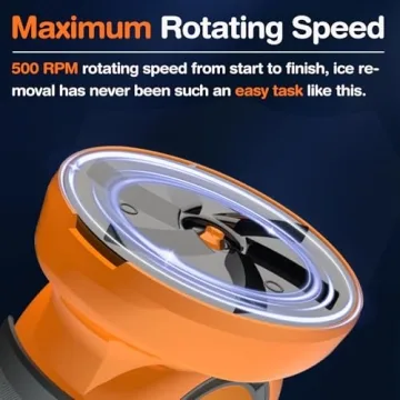 Electric Ice Scraper, Ice Scrapers for Car Wind Shield, Ice Removal Tool for Car in Winter, Handheld Snow Scraper for Car with High Efficiency, Portable De-ice Tool for Snow&Frost, Gift for Christmas