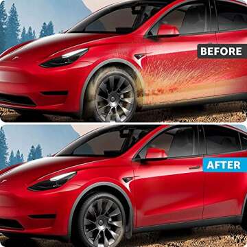 Motrobe Tesla Model Y Mud Flaps Splash Guards No Drilling Required, Upgraded Car Protection for 2020...