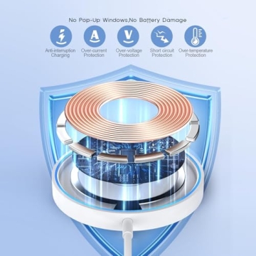 Fast Charging Magnetic Wireless Charger for iPhones and AirPods