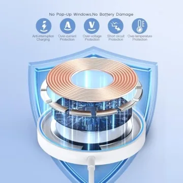 Fast Charging Magnetic Wireless Charger for iPhones and AirPods