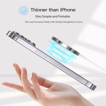 Fast Charging Magnetic Wireless Charger for iPhones and AirPods