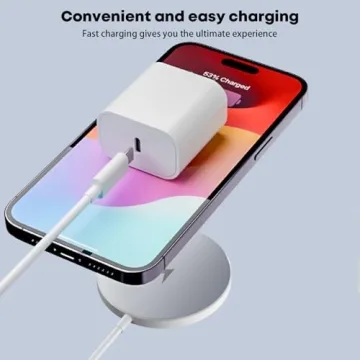 Fast Charging Magnetic Wireless Charger for iPhones and AirPods