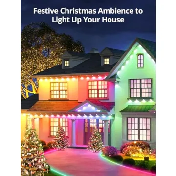 Enhanced 50Ft RGB+IC Outdoor String Lights for All Occasions