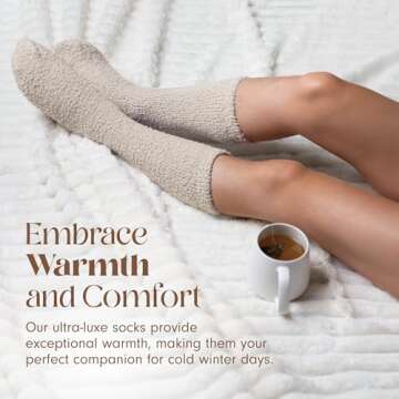 Ultra-Luxe Non Slip Cloud Socks for Cozy Comfort