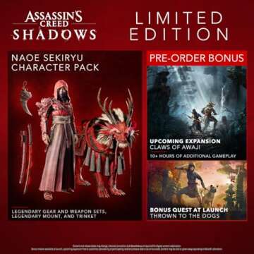 Assassin’s Creed Shadows - Limited Edition (Amazon Exclusive), PlayStation 5