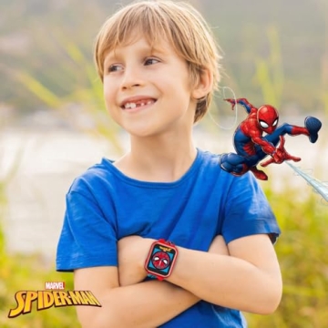 Accutime Spider-Man Kids Smart Watch with Educational Features