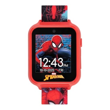 Accutime Spider-Man Kids Smart Watch with Educational Features