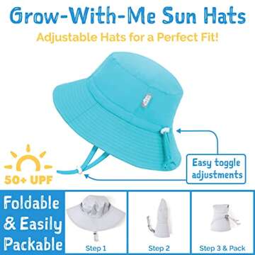 Adjustable UV Sun Protection Baby Swim Hat by JAN & JUL