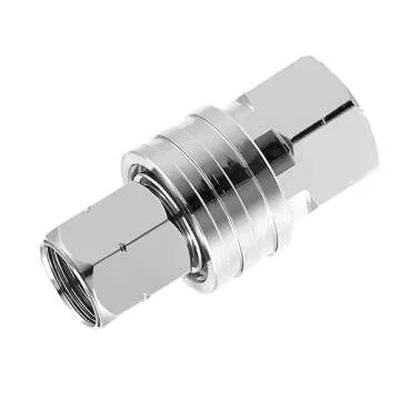 RIDGE WASHER Pressure Washer Adapter Set, 3/8 Inch Quick Connect Kit, Stainless Steel Female NPT Fitting, 5000 PSI, 2 Pack