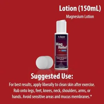 Jigsaw Health MagRelief | Ultra Pure Magnesium Lotion | With Zechstein Magnesium Chloride and OptiMSM® | Fragrance Free 5 Ounces