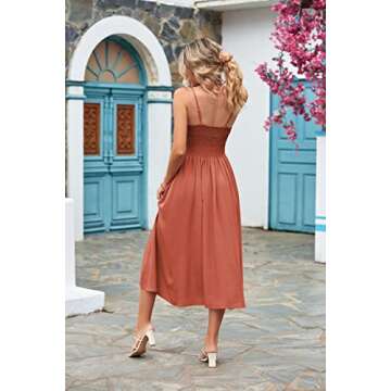 Chic Hicawetp Women's Adjustable Summer Dress