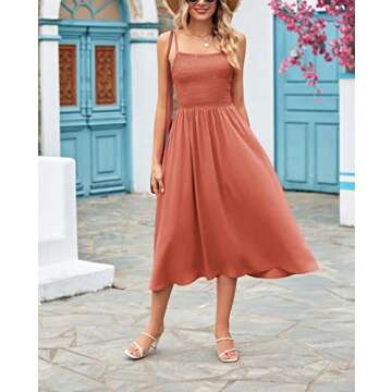 Chic Hicawetp Women's Adjustable Summer Dress