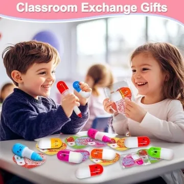 AMENON Valentine's Day Cards with Pens for Kids Classroom Gifts