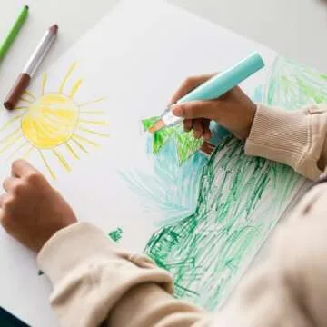 KALIONE Acrylic Paint Markers Set of 6 Refillable Paint Pens