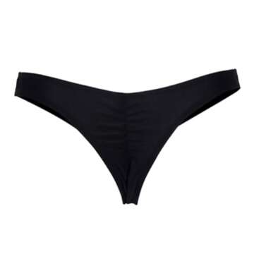 FOCUSSEXY Brazilian Thong Bikini Bottom for Beach & Parties