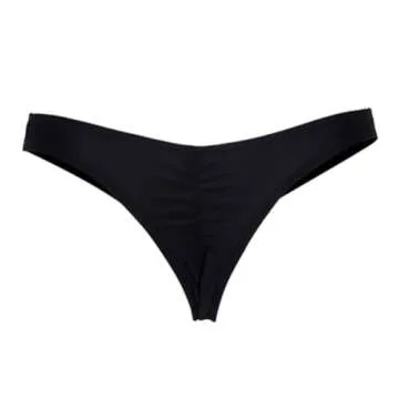 FOCUSSEXY Brazilian Thong Bikini Bottom for Beach & Parties
