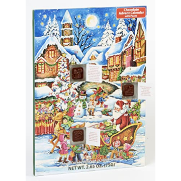 Santa's Here Chocolate Advent Calendar for Christmas Fun