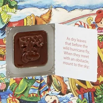 Santa's Here Chocolate Advent Calendar for Christmas Fun