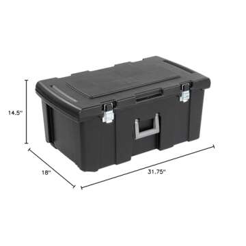 Sterilite 13.875 x 17.625 x 31.25 Stackable Storage Unit, 2 Pack - Durable Organizers for Home and O...