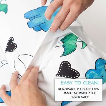 JumpOff Jo Kids Toddler Nap Mat with Removable Pillow