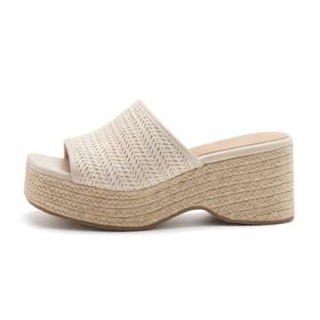 vodvob Women’s Platform Wedge Sandals - Stylish Summer Comfort Solutions