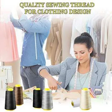 Discover BBTO Serger Thread Set - 6 Rolls 3000 Yards