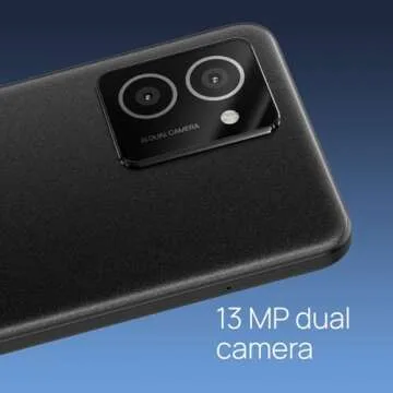 HMD Vibe | Verizon, T-Mobile, AT&T | Unlocked Smartphone | Android 14 | 2 Day Battery | 6.56" 90Hz HD+ Display | 6GB/128GB | 13MP Dual Camera | US Version | Charcoal