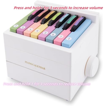 USB Rechargeable Piano Calendar 2025 with Music Scores
