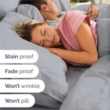 King Size 4 Piece Sheet Set - Comfy Breathable & Cooling Bed Sheets Set - Hotel Luxury Bedding for Women, Men, Kids & Teens - Deep Pockets, Easy-Fit, Super Soft & Wrinkle Free - Oeko-Tex - Steel Blue