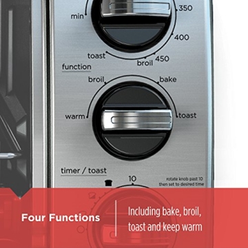 BLACK+DECKER Toaster Oven with Natural Convection and Timer