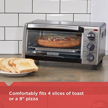 BLACK+DECKER Toaster Oven with Natural Convection and Timer